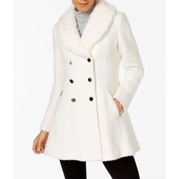 Guess white coat Clearance